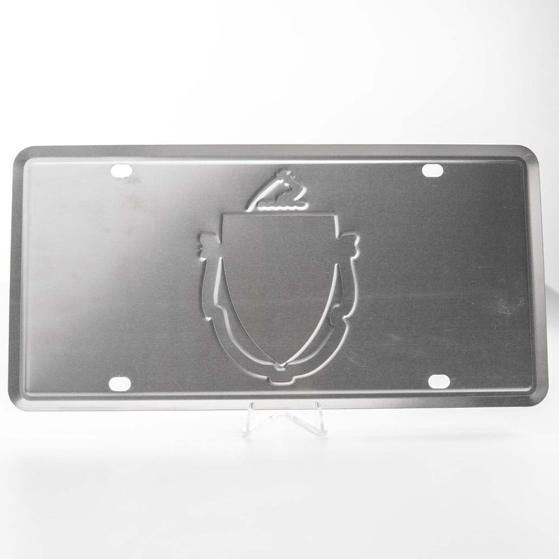 Pickwicks Massachusetts State Flag License Plate – Embossed HD Aluminum – Bay State Pride – Decorative Car Tag – 6”x12” Novelty Metal Sign (Massachusetts) - Image 3